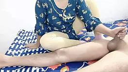 Desi Punjabi Girlfriend with Boyfriend Friend in Homemade Recording