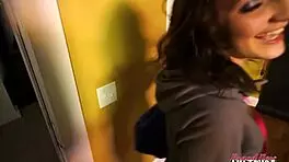 Brunette Ryann Sucks Cock and Gets Pussy Pounded! 😜