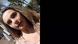 Aften Opal caught camming while nannying and takes a wild ride