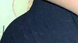 Teen Tries Fingering Tight Ass With Natural Tits