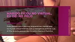 marido ficou no virtual eu dei no pelo