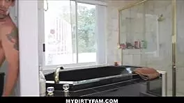 Uh, I mean, stepdad bangs me in bathroom... oops!