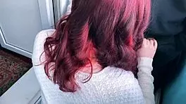 public blowjob action unfolds on a daring balcony scene.