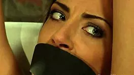 Two Tied Up Lesbian Slaves Whipped And Punished