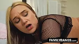 Panty sniffer Nathan Bronson gets one chance to fuck bratty stepsister Gwen Vicious on Familybangs