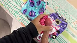 Hey perverted stepfather don't rub your dirty dick in my intimate area