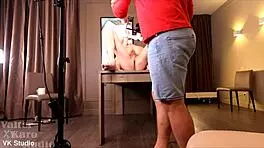 uhh, sandy takin big cock in ass, pissing in mouth... damn