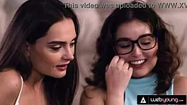 Hey, I caught my hot roommate Leana Lovings masturbating, wanna join?