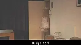 Can you believe two sick grandpas get anal treatment from a hot nurse?