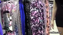 Tempted czech teen 18+ rides cock in mall