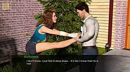 Teen with big ass explores pleasure in nursing session