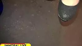 Cum hungry Ayda lures pals into fucking 😈