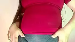 colombian latina stepmom teases with solo dirty talk show