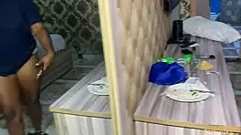 Stepdaughter rides big black cock before school