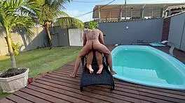 latina babe bent over, couldn’t resist raw assfucking without condom