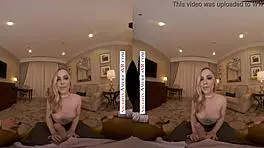 This naughty america beautiful petite blonde hottie anna claire clouds fucks you in vr so realistically