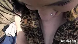 Flawless czech teen is seduced in the mall and poked in pov