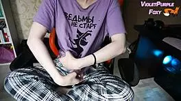 Wow! Virgin Teases Nipples to Wild Orgasm Alone at Home!