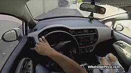 Picking up a short-haired blonde cutie for hardcore homemade doggystyle fucking