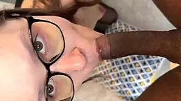 My White Workmate Craves My Black Shaft, Gives Nasty Head