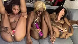 Intense milf teen threesome with facial cumshot