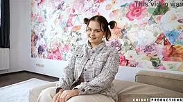 Alice Peachy delivers intense blowjob to step daddy with giant tits and deepthroat