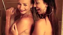 Nasty teen 18+ passionately licks young 18+ pussy in lesbian sex