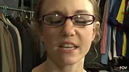 Tiny Blonde Teen Licks Mature Girlfriend