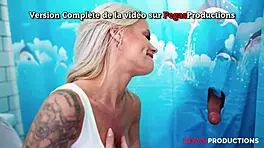 Pegas productions featuring a petite blonde under the shower