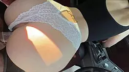 Outdoor Trip With Girlfriend In Woods And Car