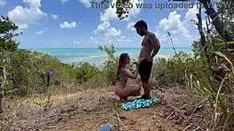 anal sex outdoors at nordestina beach with hot milf! 🏖️