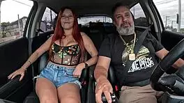 Ruiva gostosa gives anal bareback to Ted after ride! 🔥