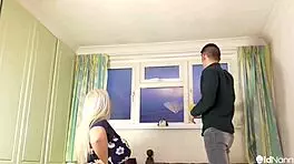 meu marido saiu e me deixou receber o pedreiro sozinha para um orçamento