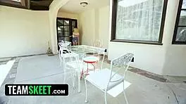 young babysitter crushes on hunky boss and gets naughty