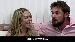 Pristine Edge in Doctor 3Way Roleplay with Summer Vixen and Justin Magnum