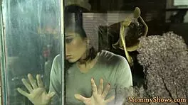 i watched my busty milf mother-in-law scissoring with the stepteen, feeling so aroused