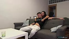 i invited her home for a movie but ended up fuckin her face real rough, oops