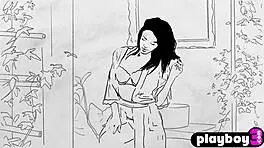 petite teen sophie poses in hot lingerie showing her curvy booty