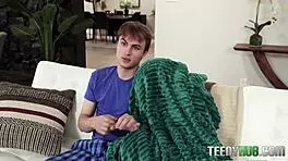 teen's first creampie delight