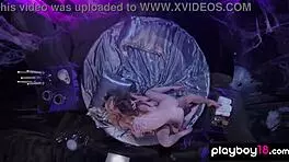 Petite Goth Teen Oils French Milf Mistress on Summer Day