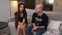 i'm vanesa merino, eating that old cock in casting