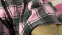 home video of teen in miniskirt asks master for anal sex