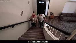 Hot Hijab Teen 18+ Invites Friend For Secret Booty Call With Blowjob