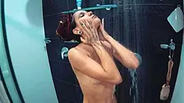 Nick elfie took his beautiful petite brazilian friend to the motel for her first time, fucking her skinny body in the bathtub