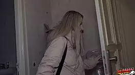 Slim Adriana Sweetblonde picked up for hot Berlin casting fuck!