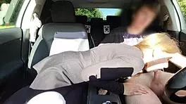 We Stopped at Closest Parking for Wild Cock Sucking and Cum Swallowing Action. Couldn’t Resist the Urge!