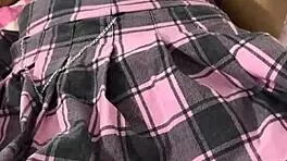 home video of teen in miniskirt asks master for anal sex