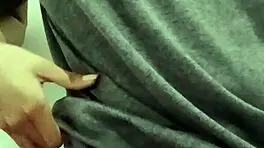 i touchin my big tits on camera