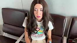 katty west ditches condom mid-sex with fan for raw finish.