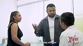 busty venezuelan patient fucks doctor and cums inside